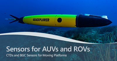 AUV/ROV Sensors. CTDs and BGC Sensors for moving platforms.