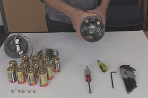 Batteries in a SeaFET V2 pH sensor