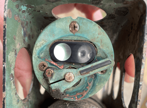 HydroCAT-EP V2 optical sensor window and wiper