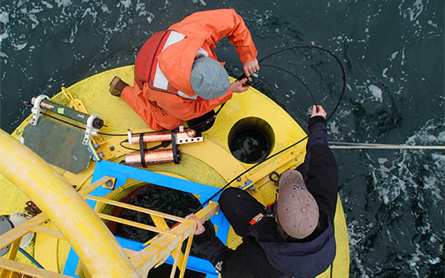 SeapHOx V2 in Hood Canal, a basin in Washington State’s Puget Sound