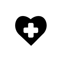 Health insurance care icon