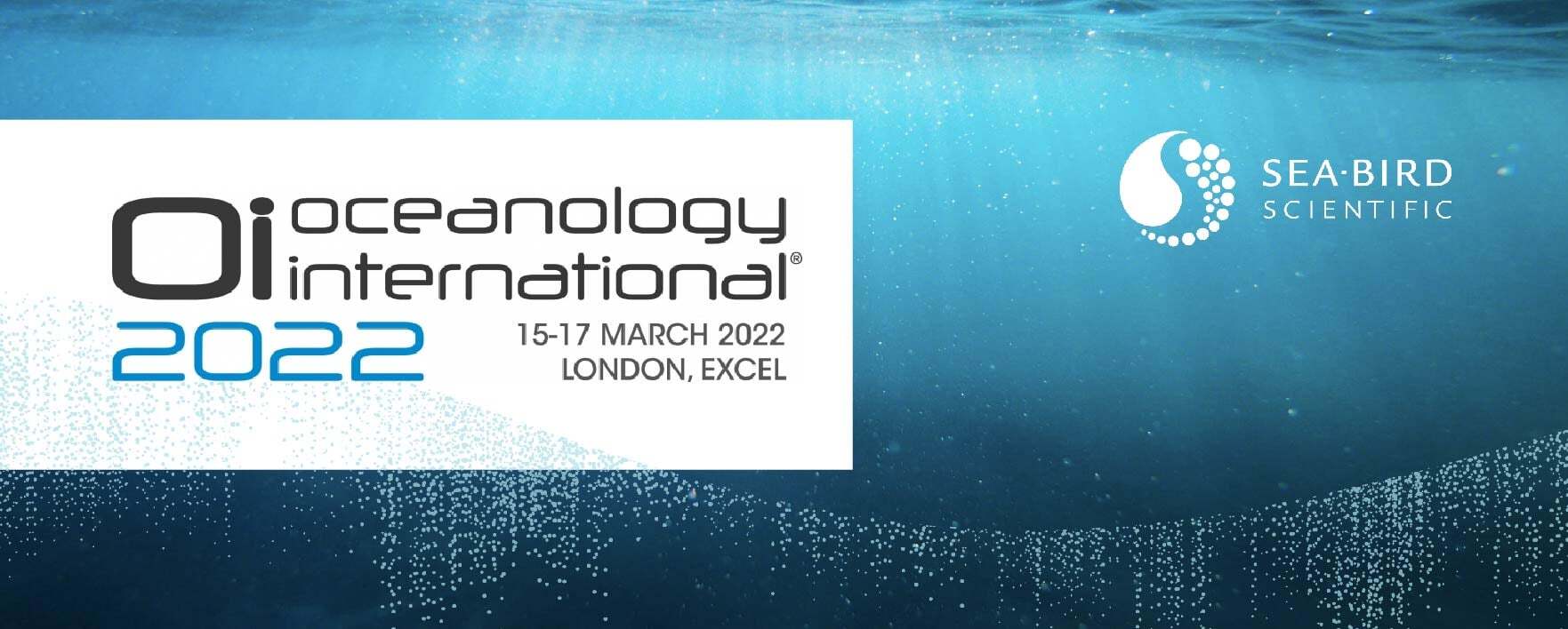 Banner for Oceanology International 2022