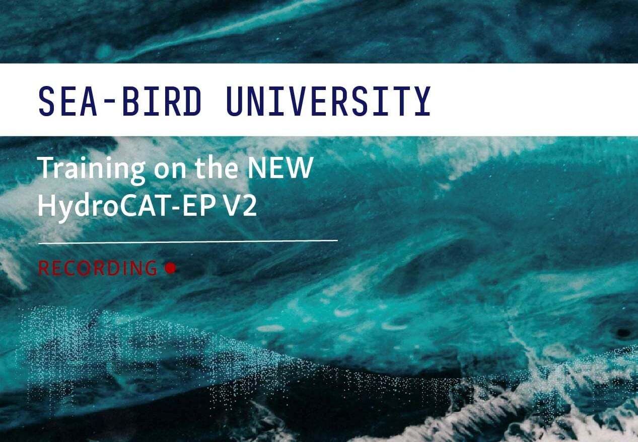 Sea-Bird University Session Recording: The New HydroCAT-EP V2