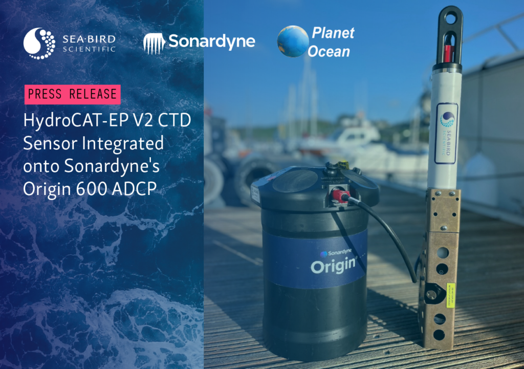 Press Release: HydroCAT-EP V2 CTD Sensor Integrated onto Sonardyne's Origin 600 ADCP