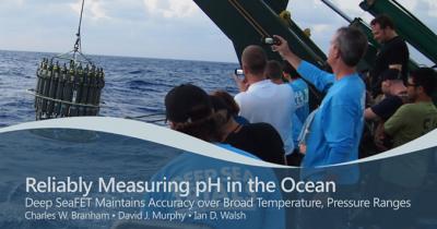 photo of people on a boat. Deep SeaFET maintains accuracy over broad temperature, pressure ranges
