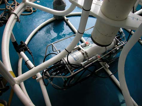 Close look at a CTD instrument