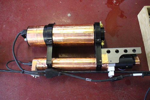 SeapHOx V2 encased in copper tape